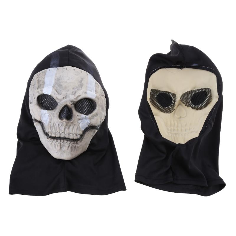 Halloween Skull Mask Horror Ghost Costume Party Decoration for Children Adults Stage Performances Supplies