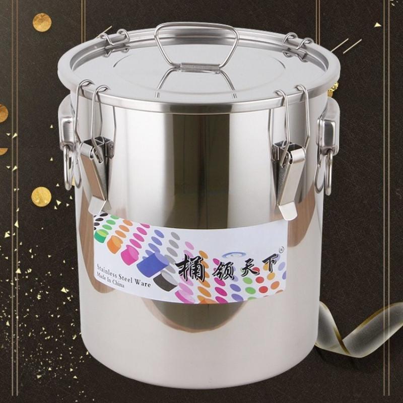 

Large Capacity Household Food Storage Barrel Stainless Steel Sealed Can Multi Functional Brewing And Distillation Equipment 20cm*20cm