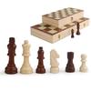 Magnetic Foldable Chess Set High Grade Wooden Chess Game Board Large/Small Size Strategic Thinking Folding Board Game for Party