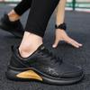 Fashion sports running shoes for men, ultra-light casual leather surface breathable soft sole versatile casual shoes