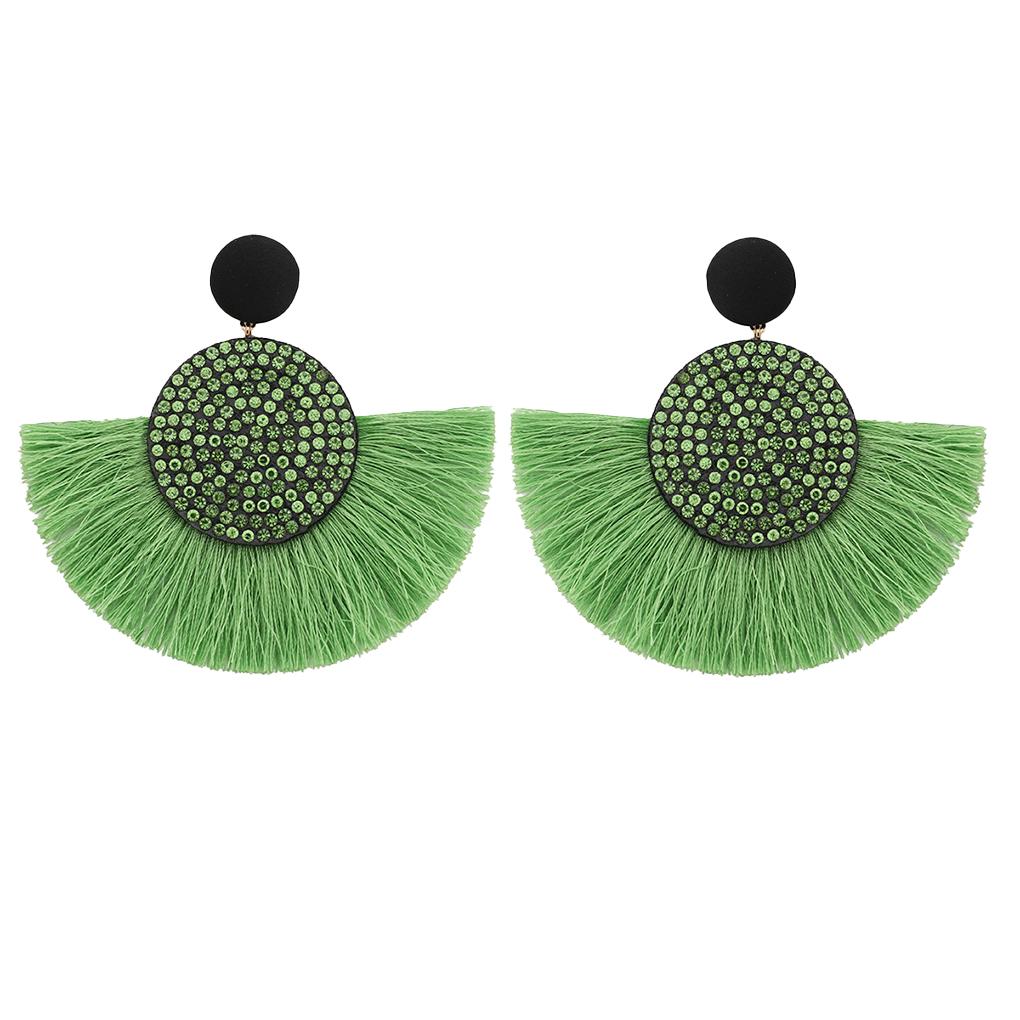 1 Pair Tassel Earrings Fringe Hanging Ornament Ears Pendants Fashion Accessory Jewelry Adornment Bohemian Girl Earring for Decor
