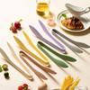 High-Temperature Resistant Silicone Food Tongs Non-Slip Kitchen Tongs Barbecue Clips  Sandwich