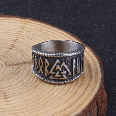 Sieraden Mannen Roestvrij Staal Viking Runen Ring