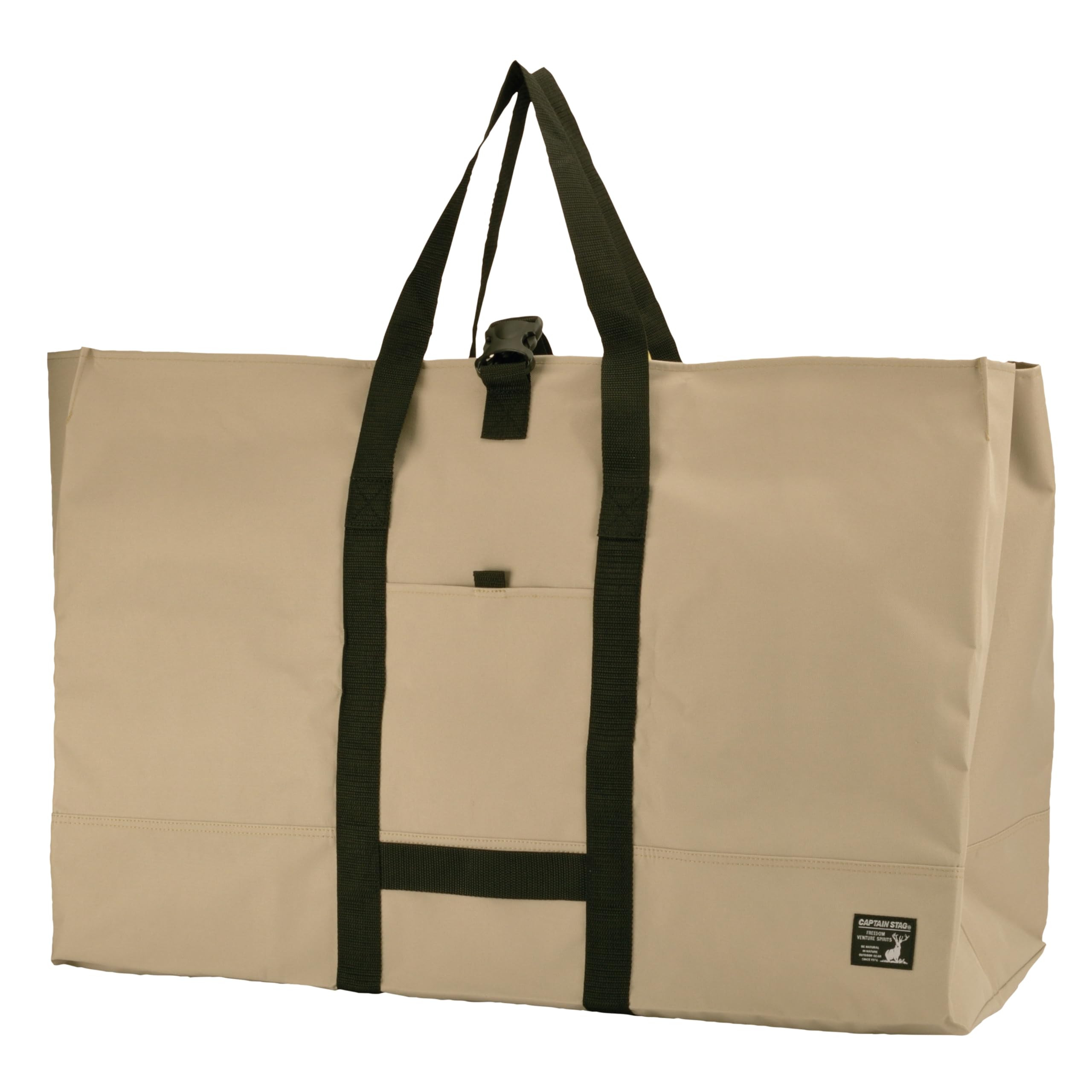 

Captain Stag Outdoor Large Storage Tote Big Bag with Storage Case and Khaki (CAPTAIN STAG) Bag, Buckle, 120L, & Black, UE-668