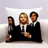 NNirvana Band Kurt Cobain  Doublesided print Pillow Case for Sofa Living Room Home office Decor Protective Cover