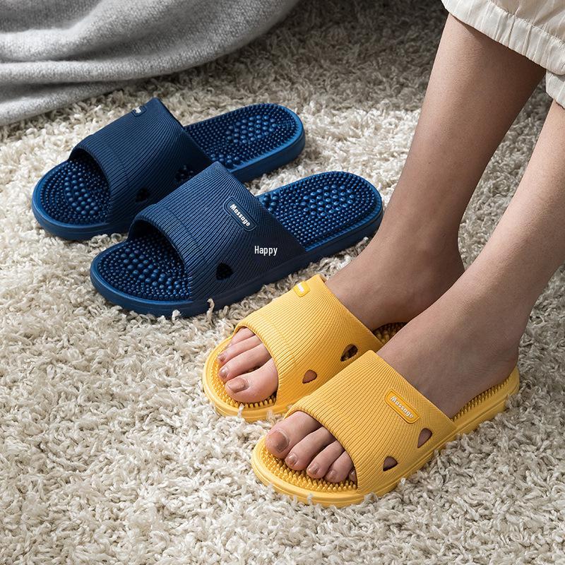Men's Non-Slip Massage Slippers for Indoor & Outdoor Use - Summer Bathing Sandals
