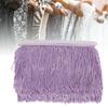 10yd 14cm Langer Fransen Latein Kleid Quasten Polyester Spitze Besatz Band Nähen Bühne DIY Vorhang Bekleidungszubehör Violett