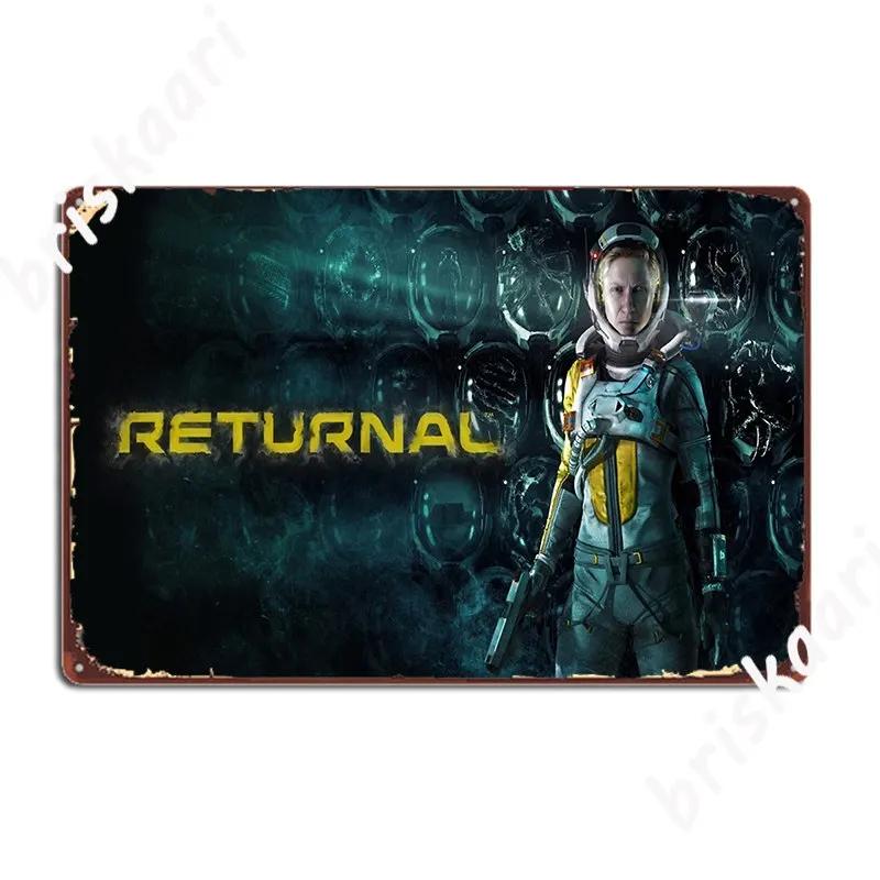 Returnal Metal Sign Poster Club Party Customize Mural Tin Sign Poster 20X30CM
