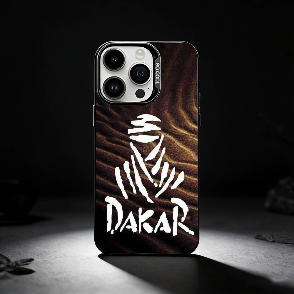 

Rally D-Dakar Logo Phone Case For iPhone 17,16,15,14,13,12,11 Plus,Pro Max,XS,Colored silver phone case iPhone15