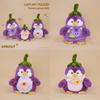 Plush Eggplant Penguin Toy For Kids Girls Gift Soft Stuffed Animal Childrens Decor