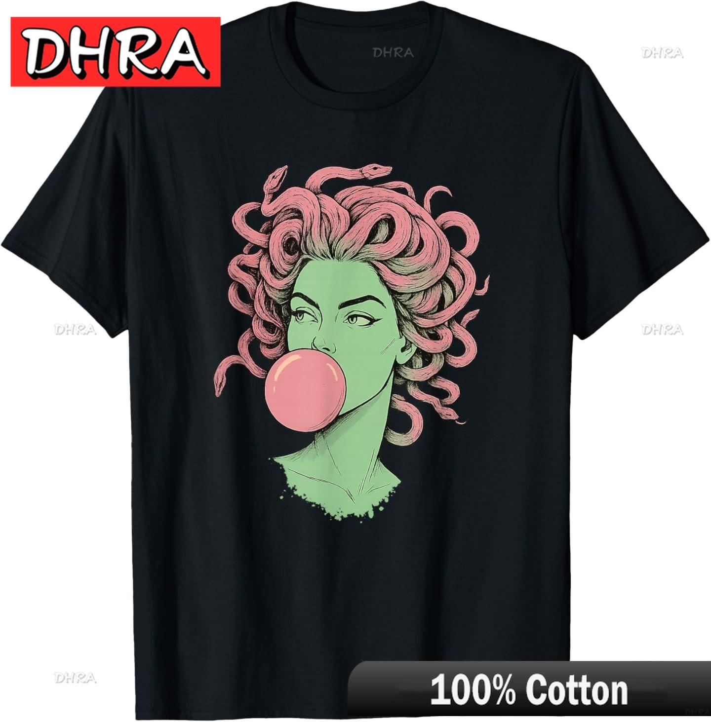 

Medusa Bubblegum Mythological Snake Hair Goddess TShirt Shirts Classic Nostalgic Cool Tshirts Tops for Anniversary Gift TShirt S