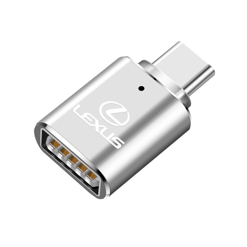 Type C OTG Male To USB Female Adapter Converter Connector For  Lexus F SPORT GX460 Ct200h IS250 ES 220D IS200 Fsport GS GX IS LS