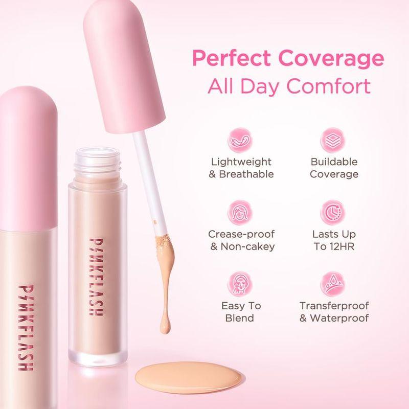 PINKFLASH - Wässriger Aufhellender Concealer - 5 Farben