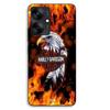 Phone Case - MANIACASE - Xiaomi Redmi 13C 5G - TPU Silicone - Black - Harley Davidson Fire Eagle