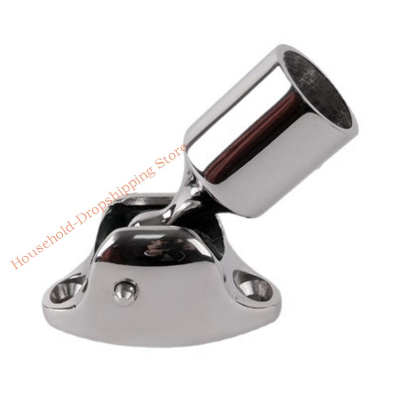 Top End Deck Hinge Mount Pipe Support Fitting Stainless Steel Ball Slide Cap 85AD