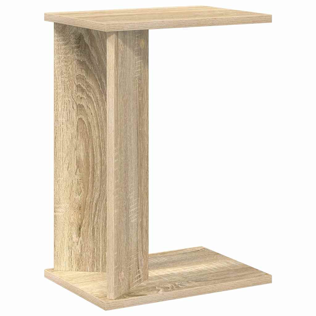 Side Table Sonoma Oak 35 X 25 X 50 Cm Particleboard