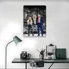 Paul Triple H Levesque a Liv Morgan Plechový plakát Vlastní nástěnné umění Vintage kovové cedule Retro plechová deska pro dekoraci kanceláře