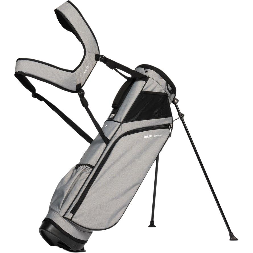 

Decathlon Прочная износостойкая сумка для гольфа из полиэстера, спортивная сумка, обычный стиль унисекс серый