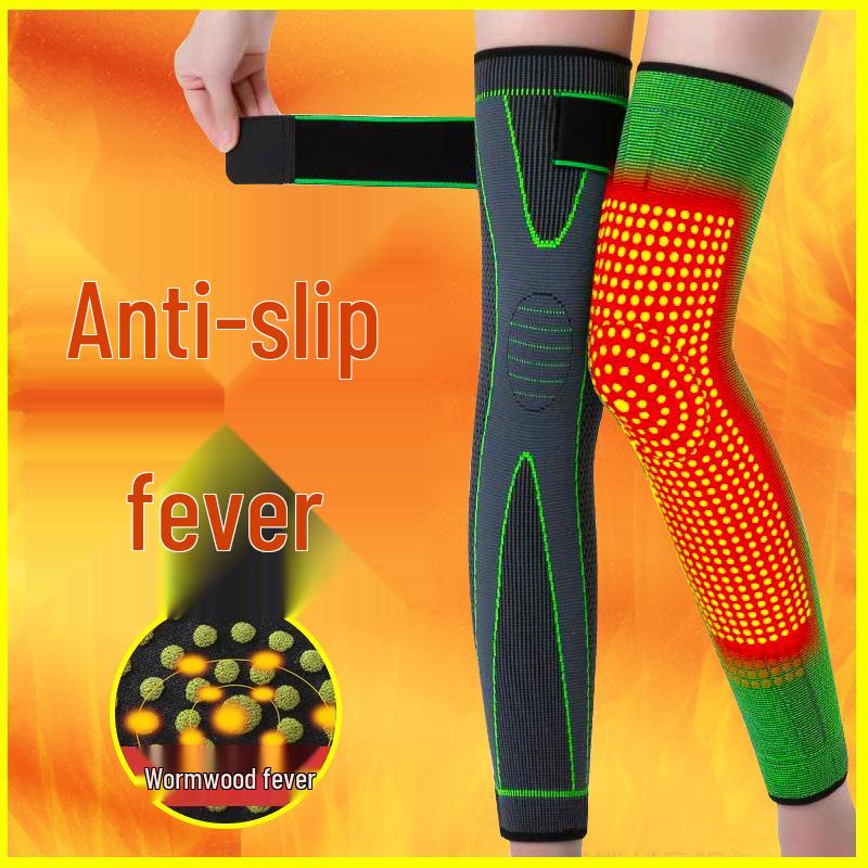 Anti-slip Mugwort Knee Pads: Warm, Protective Leg Warmers for Men, Women, and Elderly