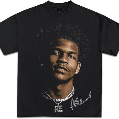 Anthony Edwards Grafik T-Shirt Kollektion  Timberwolves Basketball  Premium Qualität Schweres Shirt für Männer & Frauen