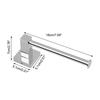 Silver Roll Paper Holder Stainless Steel Tissue Holder Durable Paper Rack  Space Saving