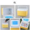 Camping Coolers Ice Box 6L Insulated Ice Chest Portable Ice Bucket Outdoor Hard Coolers for Camping Beach Picnics