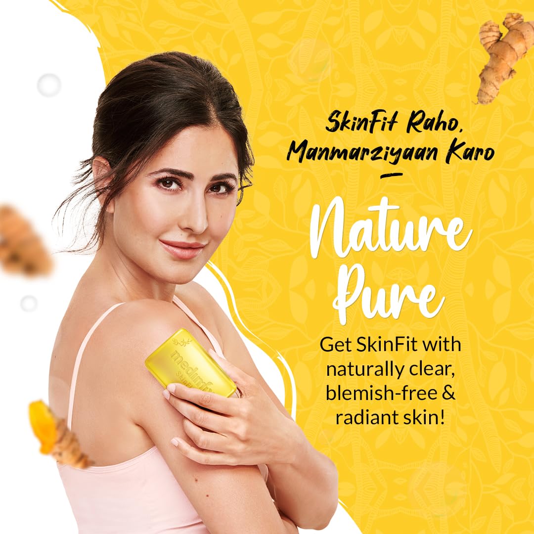 

Medimix Ayurvedic Turmeric & Argan Oil Bathing Bar 125g x 5 Soap Radiant Skin