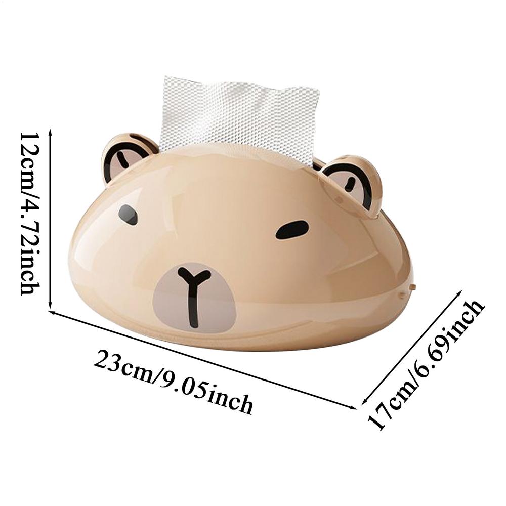 Magnetic Tissue Box Holder Magnetic Tissue Dispenser Holder For Tabletop Napkin Storage Case For Bathrooms Dining Rooms Garages