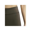 Nike Einfarbige Schnelltrocknende High-Waist Strick-Sporthose mit Geradem Bein Damen Unterteile Mineralgrau Schwarz FV7849004