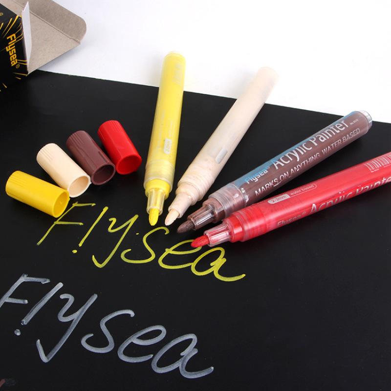 Buy Waterproof Fadeless Office Marker Odorless Acrylic Paint Pen at affordable prices — free
