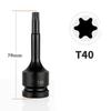 1/2 Inch Socket Adapter Driver Star Bit Electric Screw Adapter Head