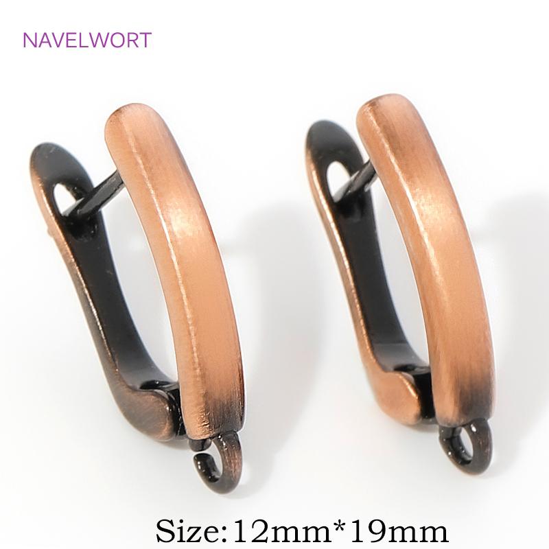 Fasteners For Earring Antique Bronze Shvenzy Earwires Brass Earring Hooks Earring Fixtures For DIY Earrings Making Accessories