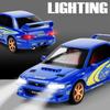 Simulation 1/32 Subaru Impreza Rally Edition Alloy Sports Car Model Ornament Toys Children Boy Diecast Toy Vehicle Home Decor