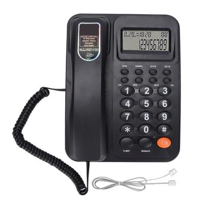 KXT2027CID Desktop Corded Telephone   Volume Caller ID Semi Hands Hree Fixed Landline for   Hotel(Black )