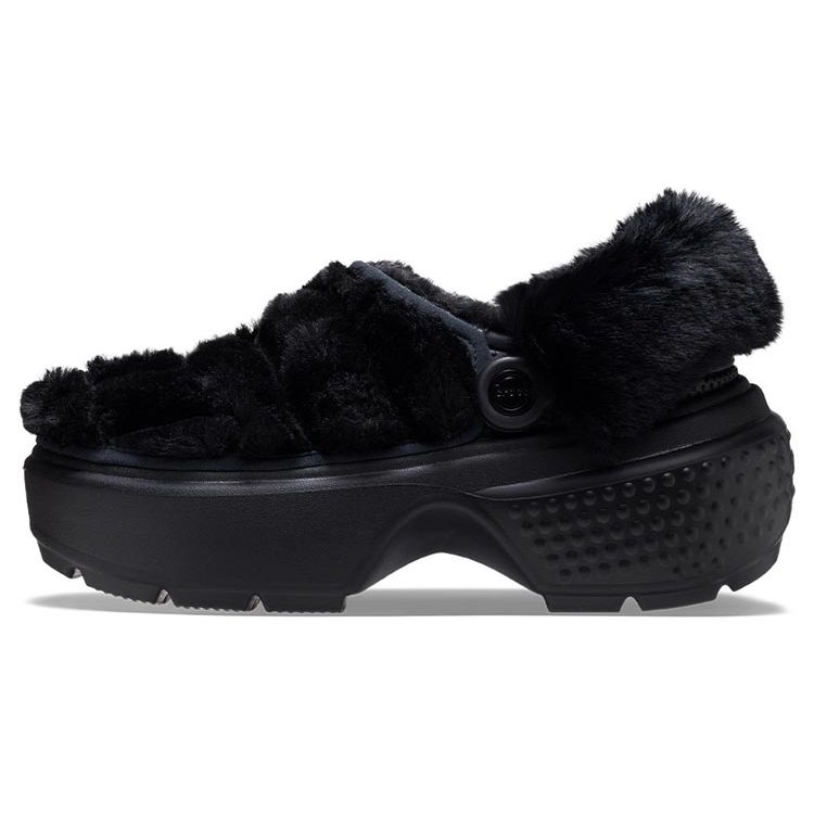 Crocs Classic Crush Clog Unisex Black 208938-001 36-37