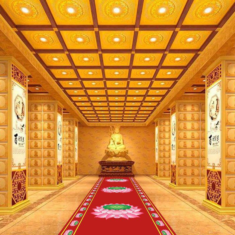 

Домашний ковер для зала Будды, ковер для лотоса, коврик для медитации, церковный ковер, большой коврик для прихожей, европейский ковер для молитвенной комнаты 100 x 100cm