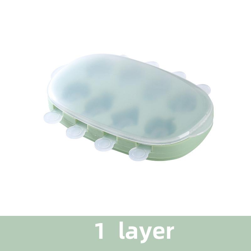 Poröse Früchte Eis Silikonform mit Deckel Ananas Erdbeerform Schokolade Süßigkeiten Geleeform Eiswürfel Zubereitungsset Geschenke