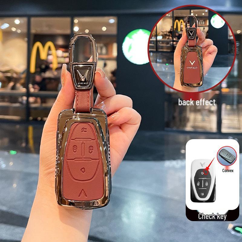 VinFast VF Electric Car Key Cover for Models VF5, VF6, VF7, VF8, VF9