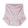 High Waist Postpartum Body Shaper Girdle Panties Butt Lifter Underpants Lace Floral Briefs  Women