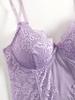 Multi-Color Lace Sexy See-Through Push-Up Camisole and Fishbone Bra Lingerie