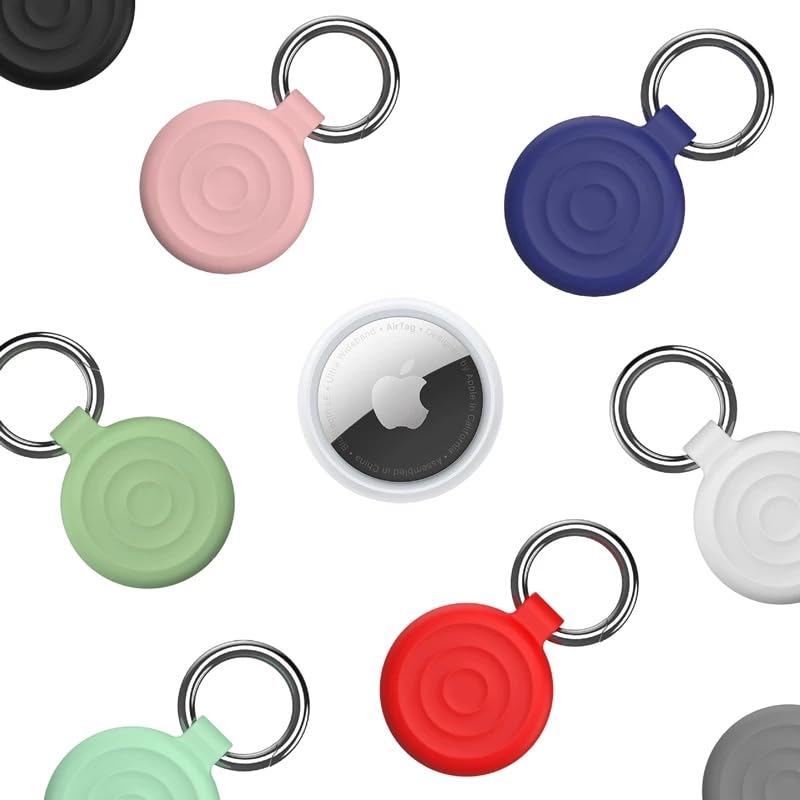 AirTag Case Keychain for Apple Air Tag, Waterproof, Abrasion Resistant,