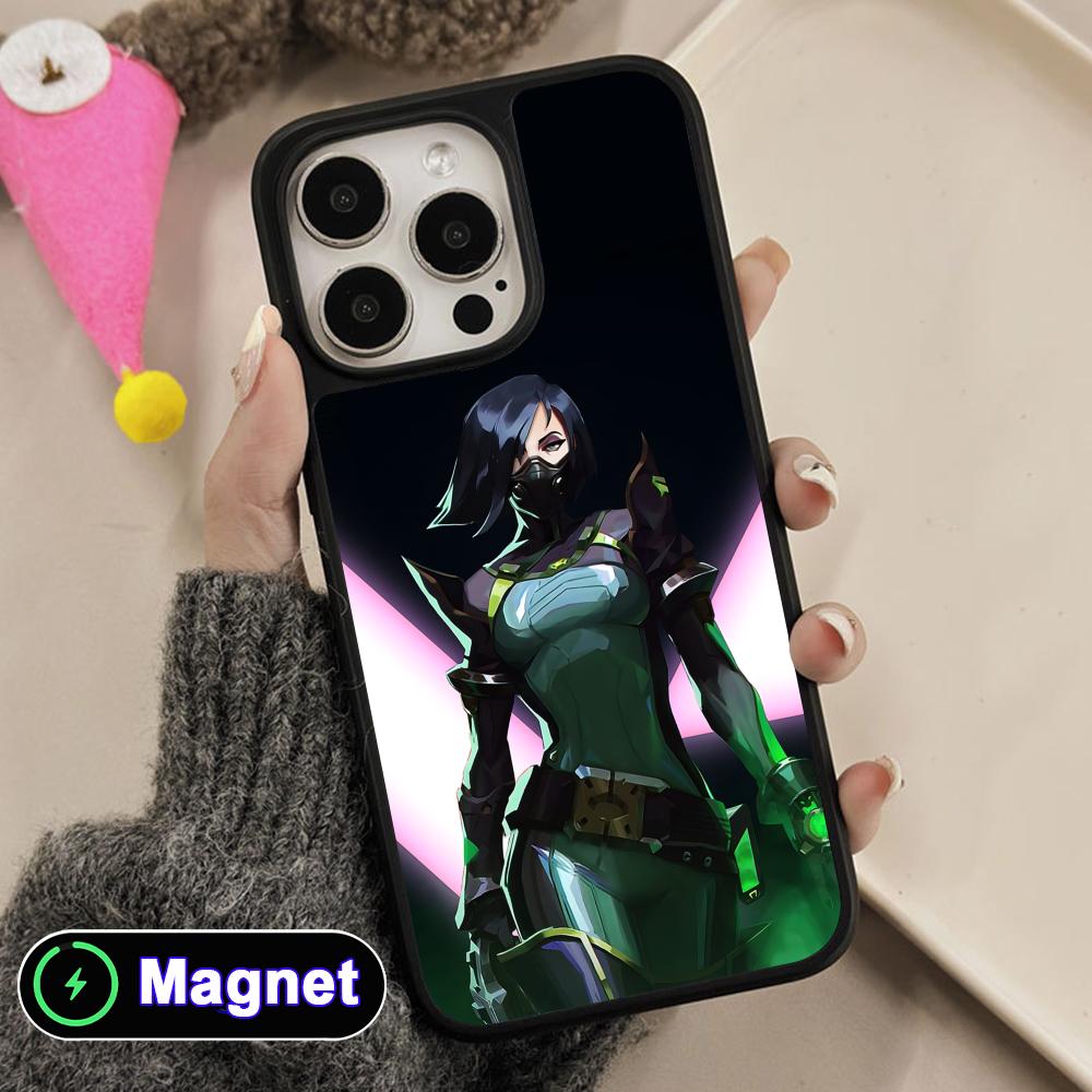 Valo Viper Phone Case for iPhone 17 16 15 14 13 12 11 Air Pro Max Plus Matte Surface Magsafe Cover