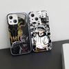 Black Clover Phone Case Tempered Glass For Iphone 14 13 12 11 Pro Mini XS MAX 14Plus X XS XR Fundas
