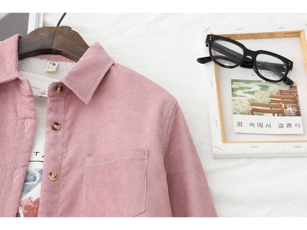 Chemise décontractée rétro 2024 pour femme à manches longues en velours respirant – Nouvelle collection Automne/Hiver