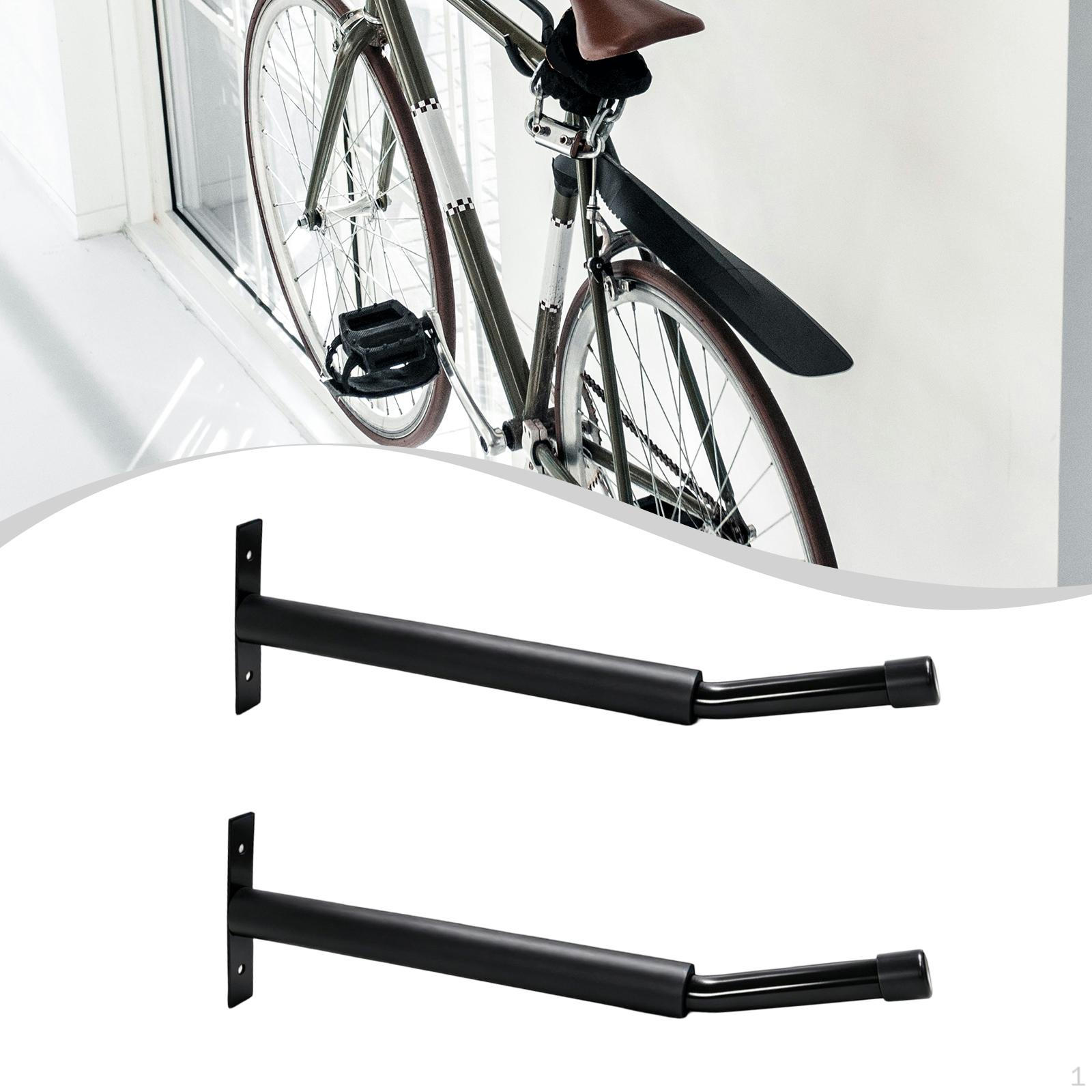 

2x Wheel Hangers Wall Hooks 88lb Heavy Duty Multifunctional Workplace Space Saving Mount Tire