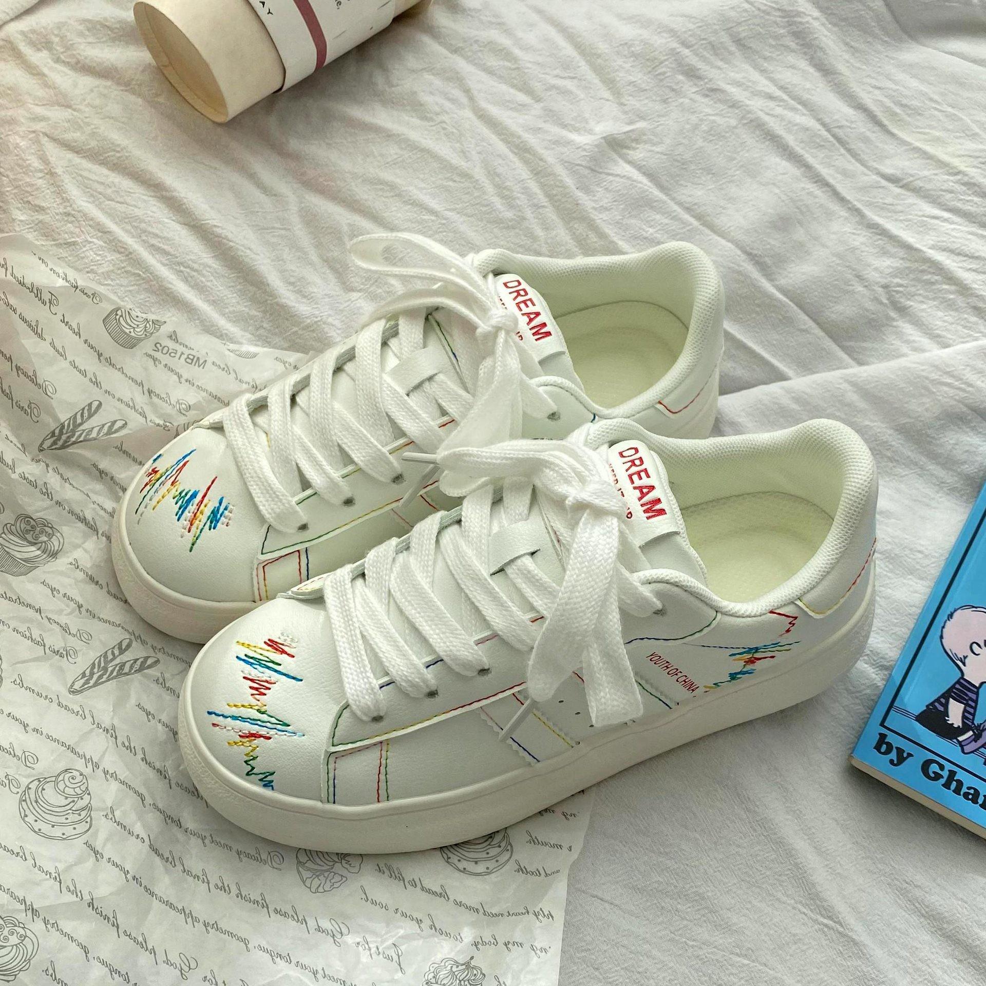 

2024 универсальные модные высококачественные повседневные красные и синие кроссовки на толстой подошве в нишевом стиле Гонконга с небольшим ароматом в спортивном стиле 35