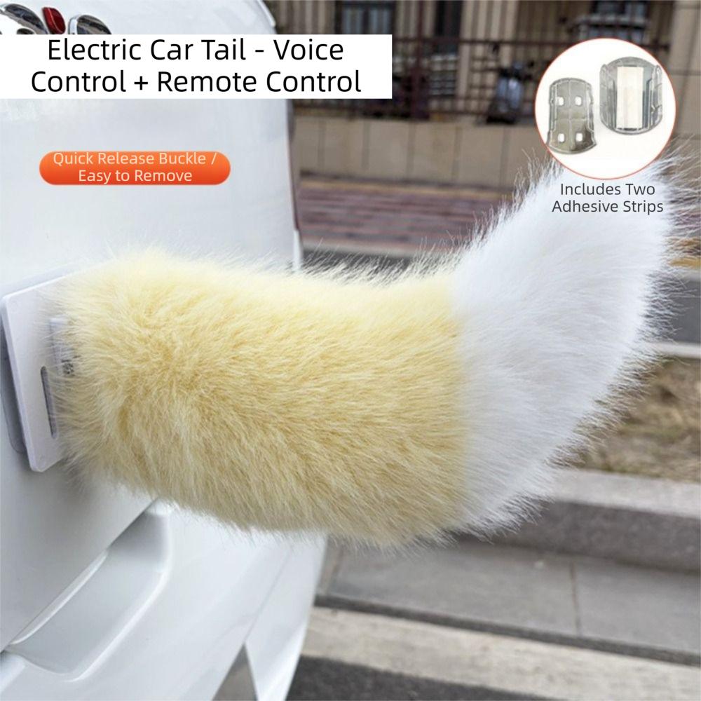 Telecomando Adesivo Coda Che Scodinzola Peluche Soffice Peluche Coda Che Scodinzola Decorazione Esterna Auto
