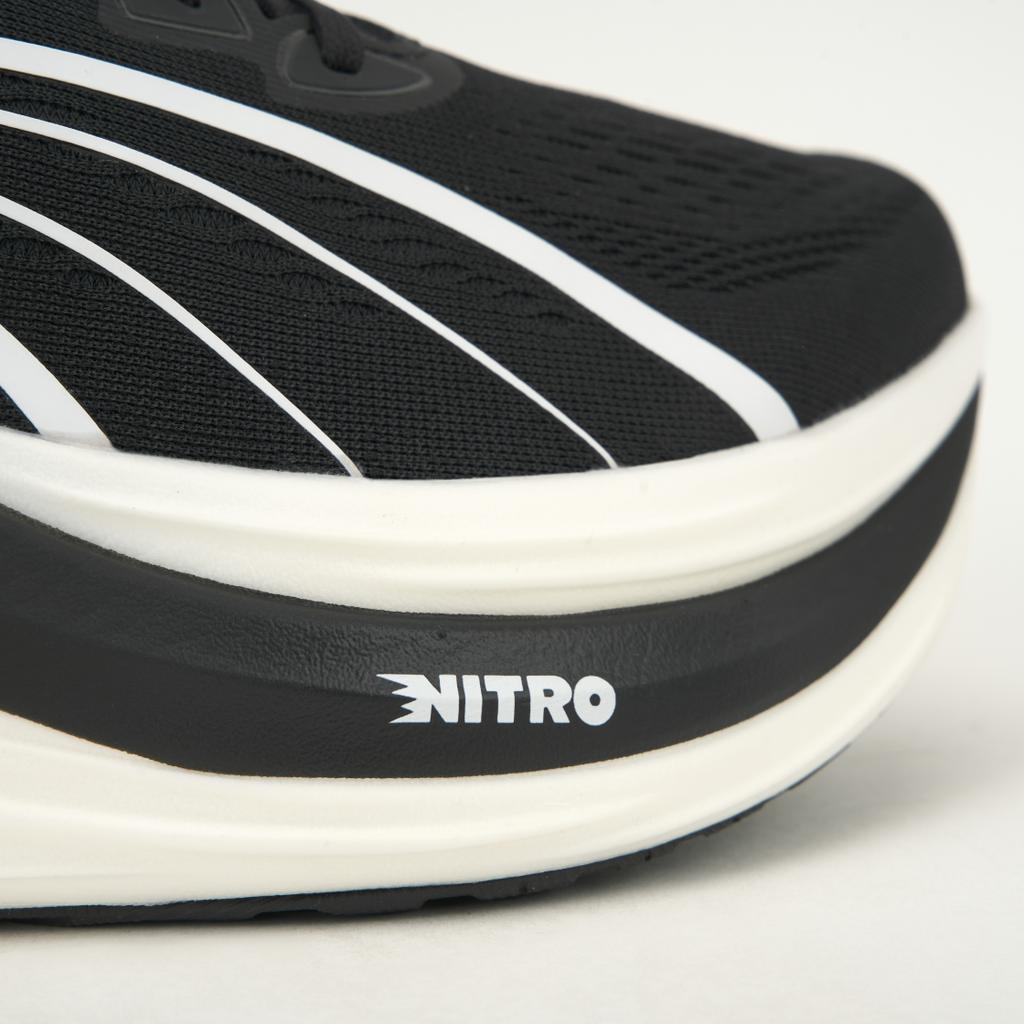 Puma MagMax Nitro Nero Bianco Scarpe da Ginnastica Uomo Grigio Scuro Freddo 310088-01