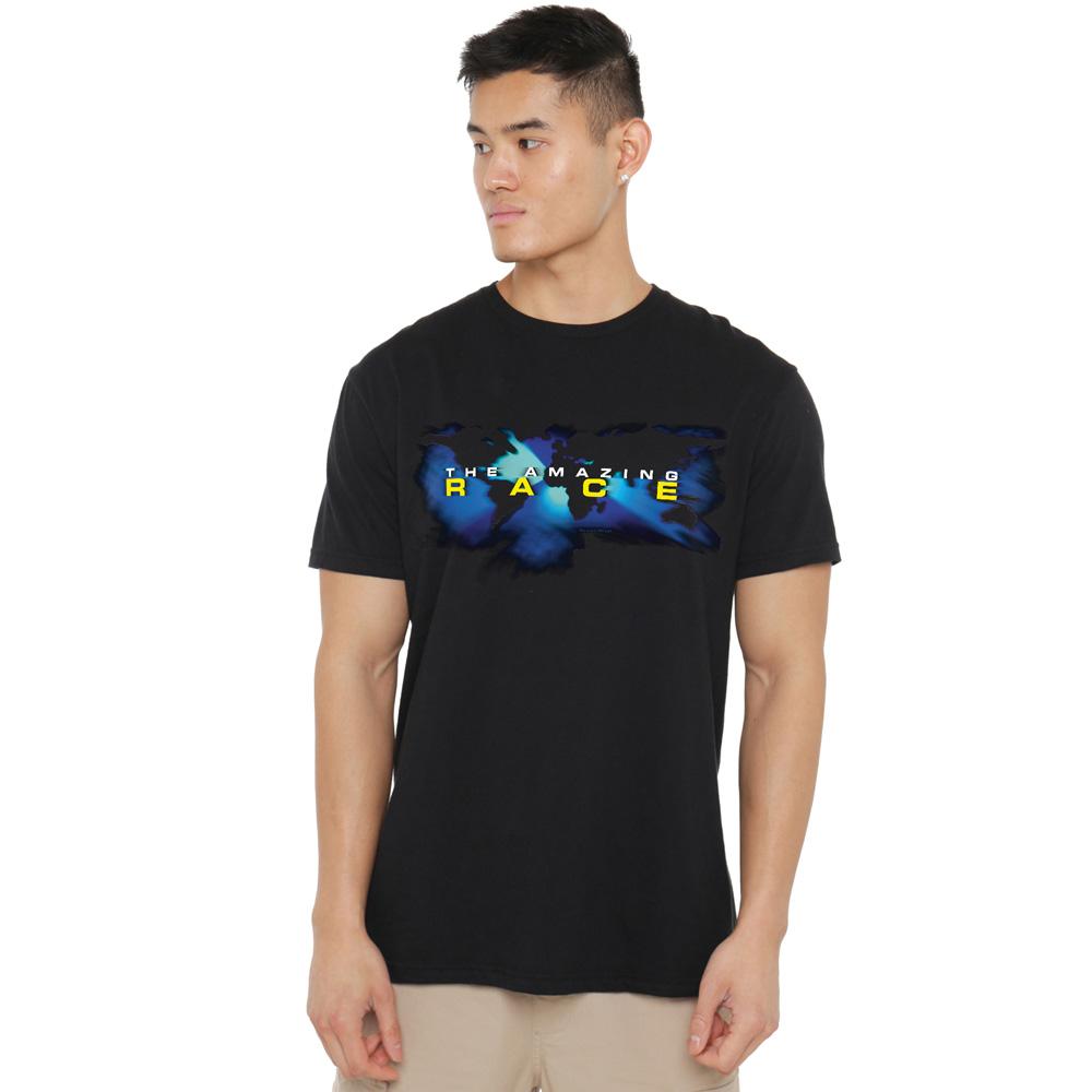 The Amazing Race Mens Faded Globe T-Shirt