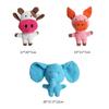 Animal Shape Plush Dog Toy Squeaky Pet Chew Toy Small Large Dogs Bite Resistant Teeth Cleaning Puppy Teething Aid Durable Play